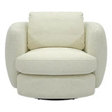 Малък въртящ се акцентен стол